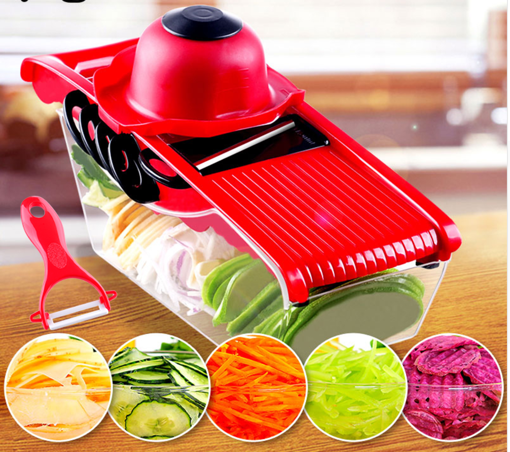 Multifunction 6-Blade Kitchen Slicer