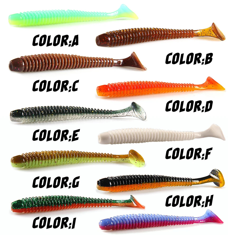 SuperContinent Shad Fishing Lure - 20 pcs/10 pcs/6 pcs