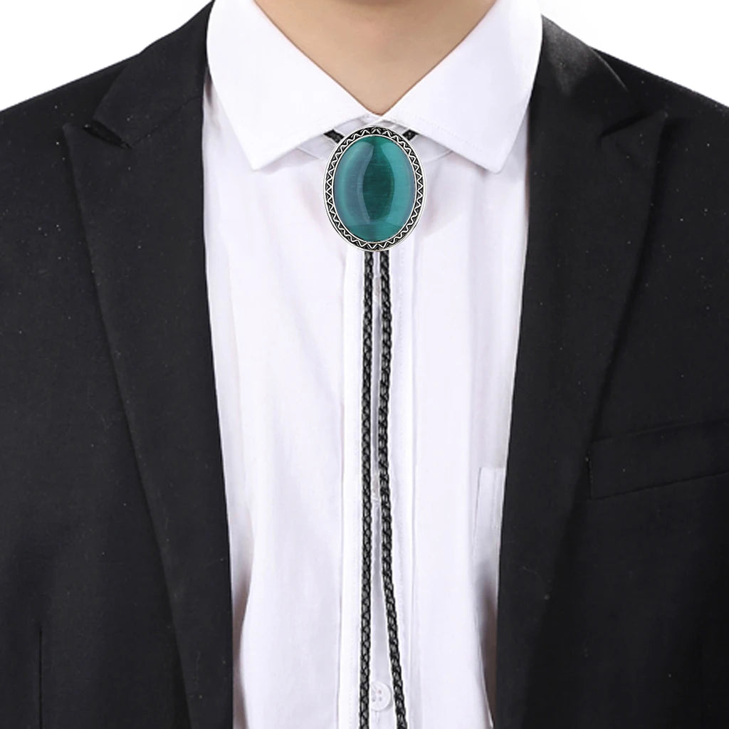 Natural Stone Bolo Tie