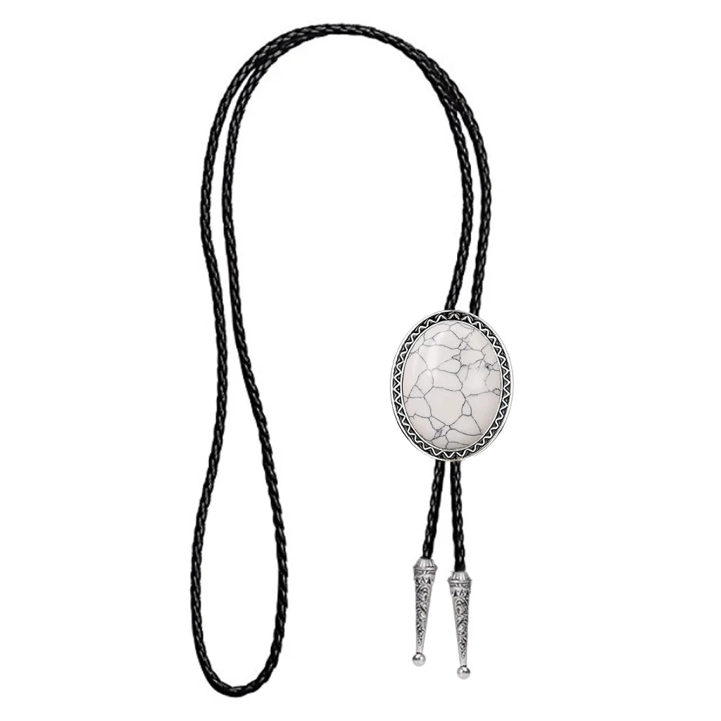 Natural Stone Bolo Tie