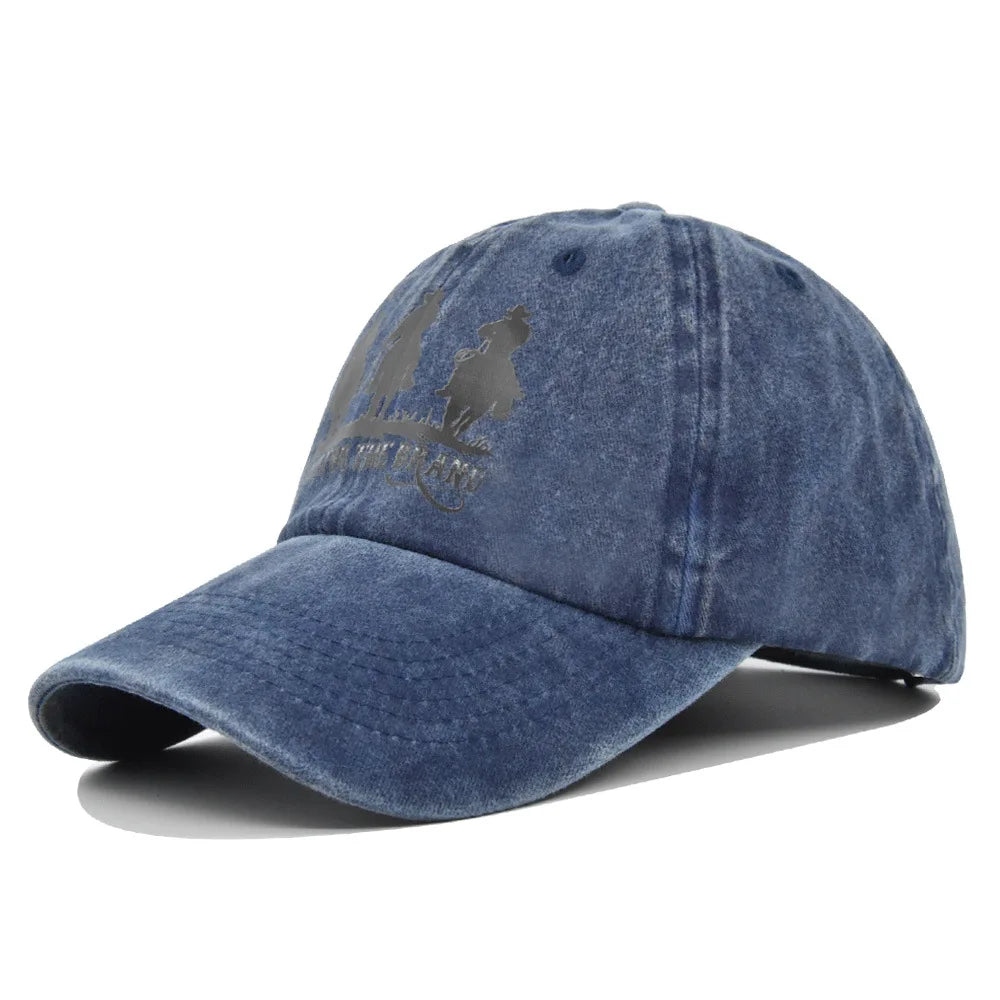 Faded-Look Yellowstone Curved Brim Baseball Cap