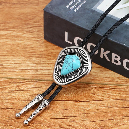 Turquoise Agate Bolo Tie