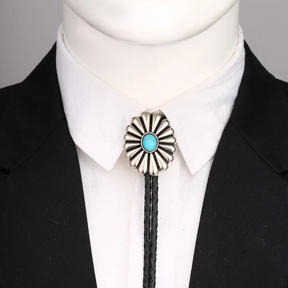 Turquoise Agate Bolo Tie