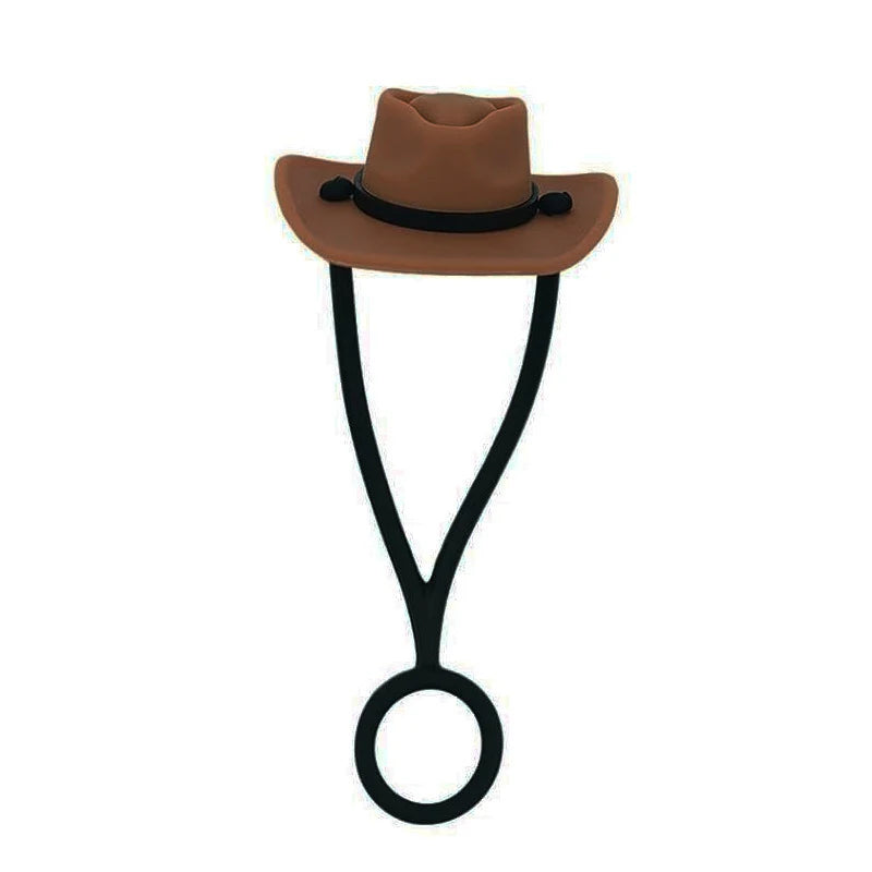 Silicone Cowboy Hat Straw Caps