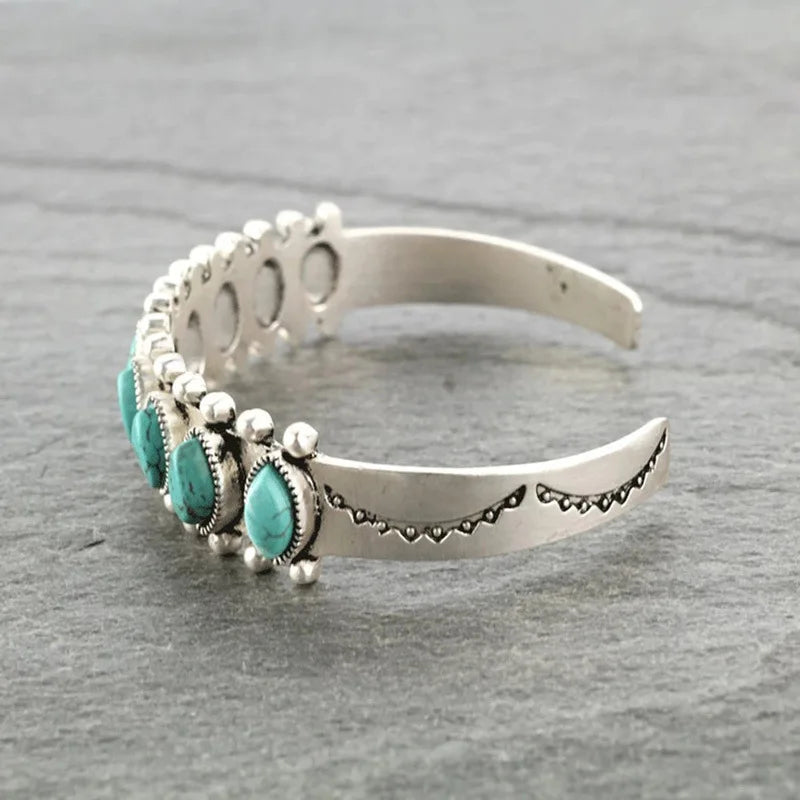 Vintage Tibet Turquoise Bracelet