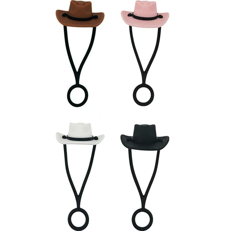 Silicone Cowboy Hat Straw Caps