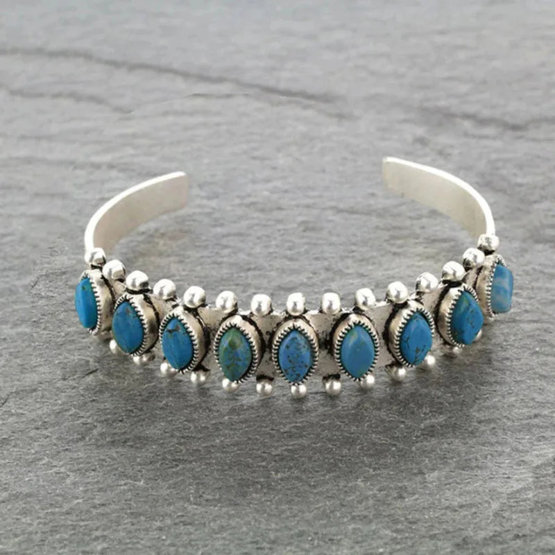 Vintage Tibet Turquoise Bracelet