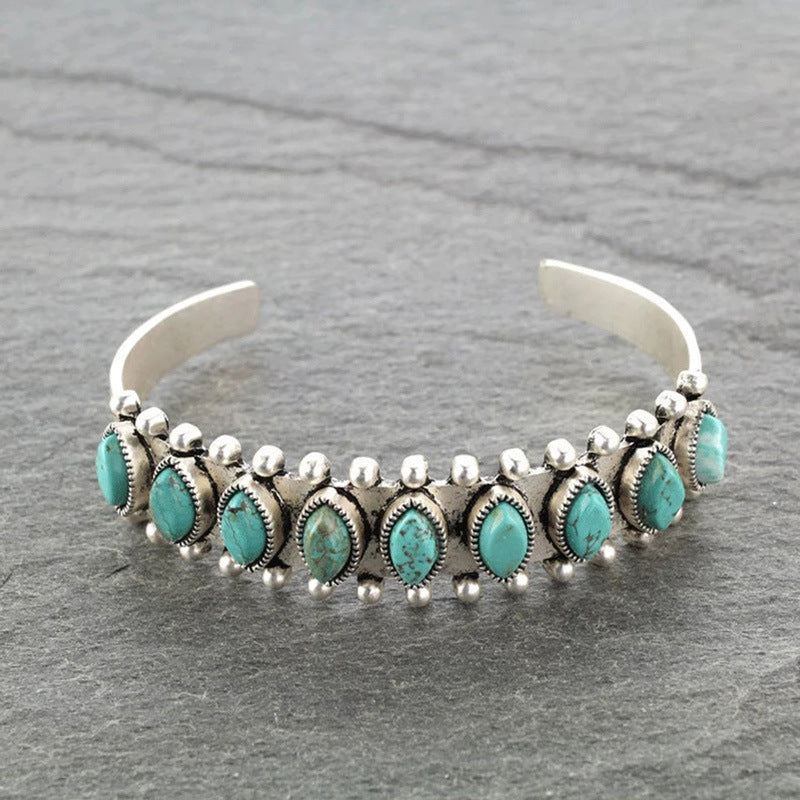 Vintage Tibet Turquoise Bracelet