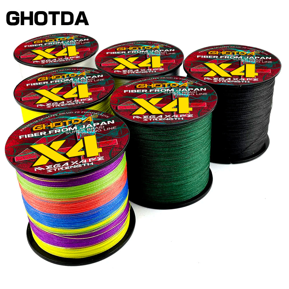 PE Braided Fishing Line -  10 lb to 80 lb