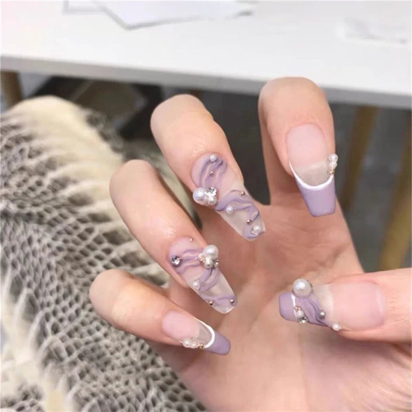 24Pcs/Set Fashion Press On Nails