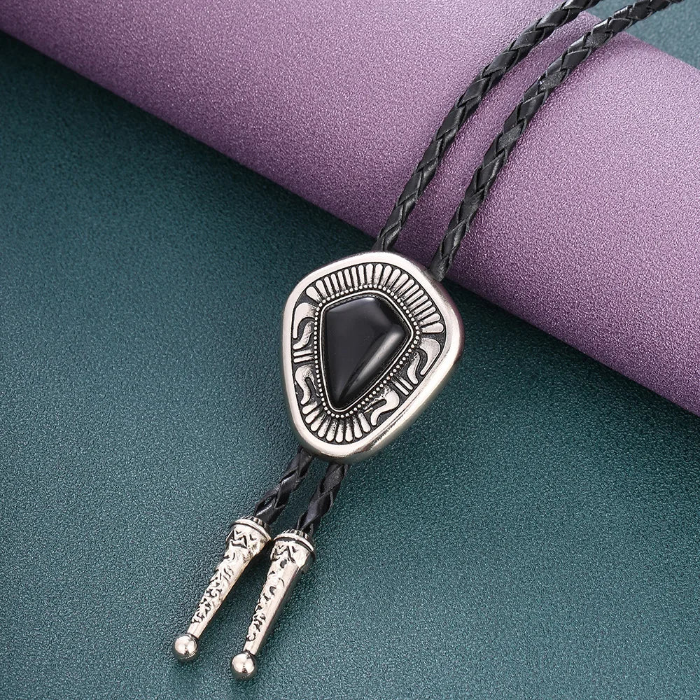 Turquoise Agate Bolo Tie