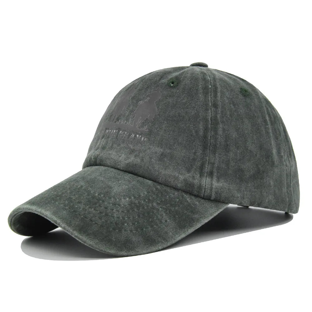 Faded-Look Yellowstone Curved Brim Baseball Cap