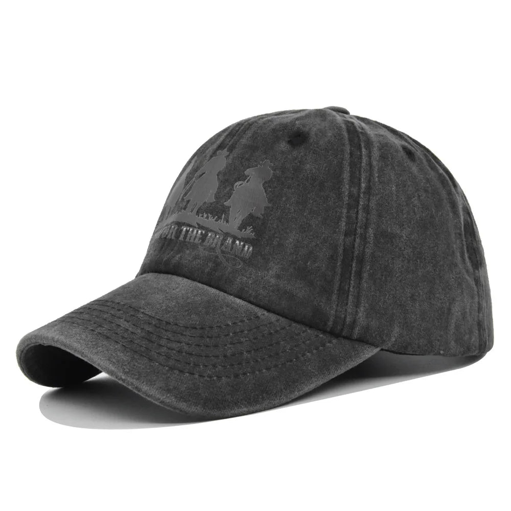 Faded-Look Yellowstone Curved Brim Baseball Cap