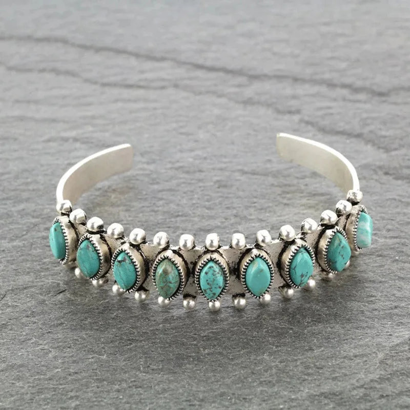 Vintage Tibet Turquoise Bracelet