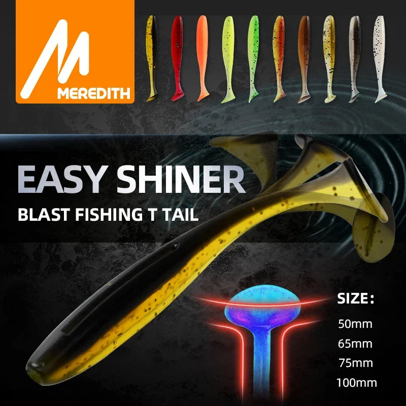 MEREDITH Easy Shiner Fishing Lures - 50 mm/65 mm/75 mm/100 mm