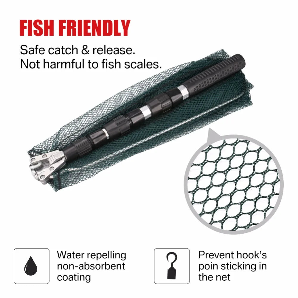 Telescoping Aluminum Alloy Fishing Net