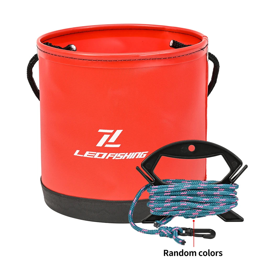 Round Fold Live Fish Bucket