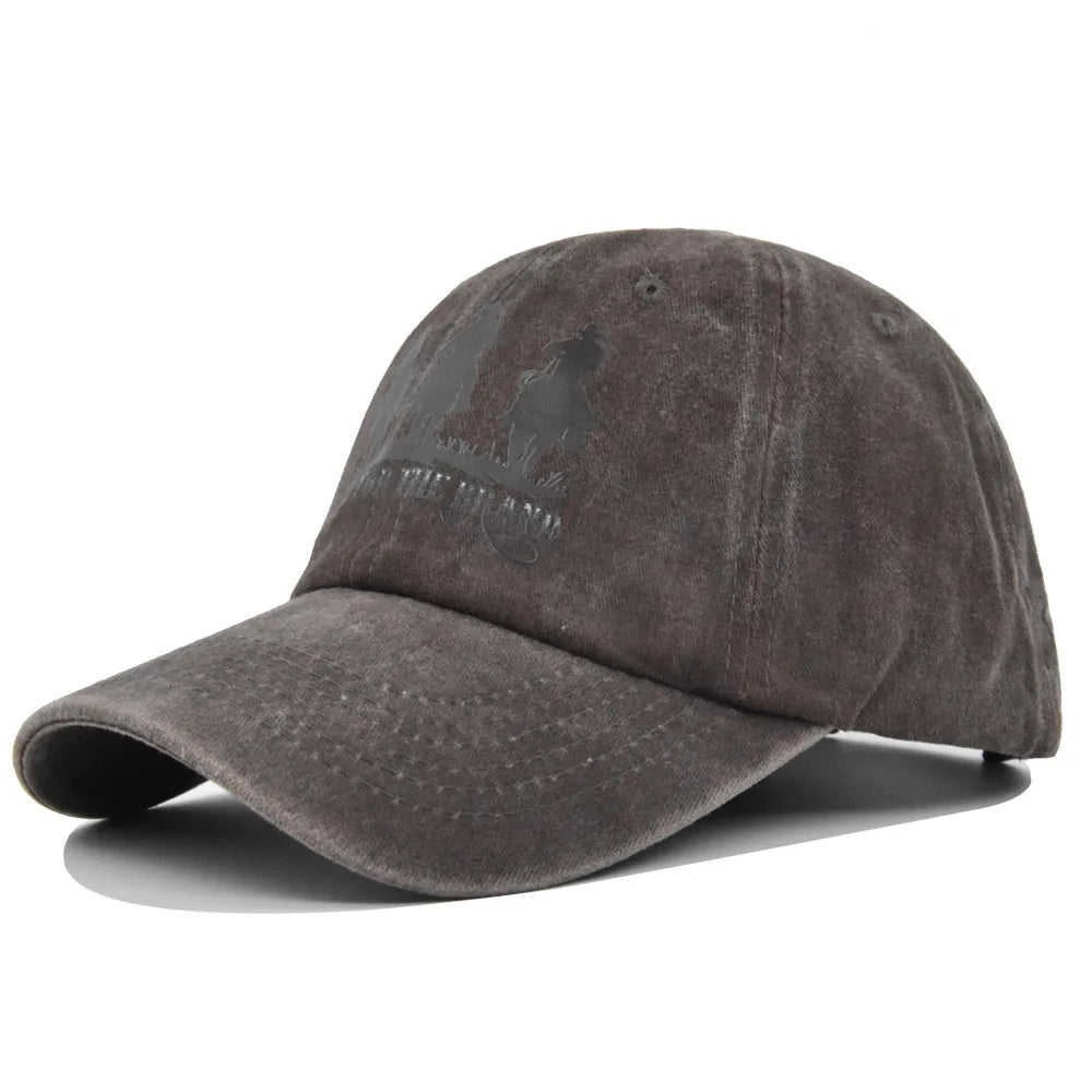 Faded-Look Yellowstone Curved Brim Baseball Cap