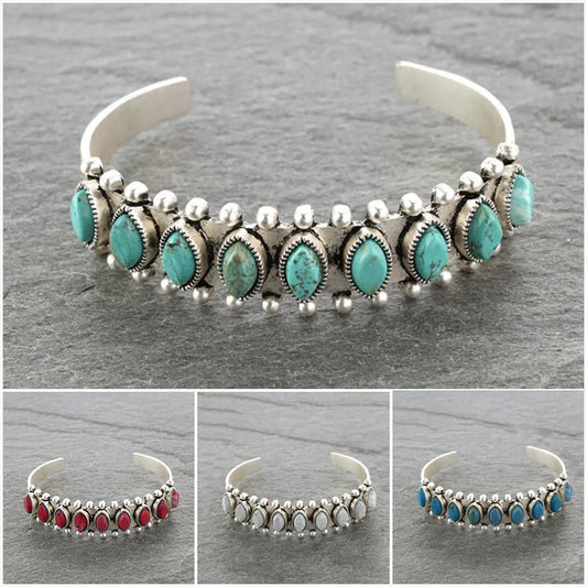 Vintage Tibet Turquoise Bracelet