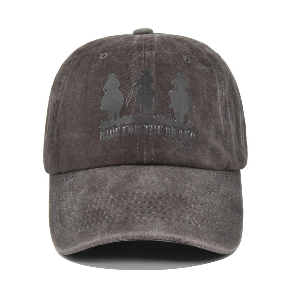 Faded-Look Yellowstone Curved Brim Baseball Cap