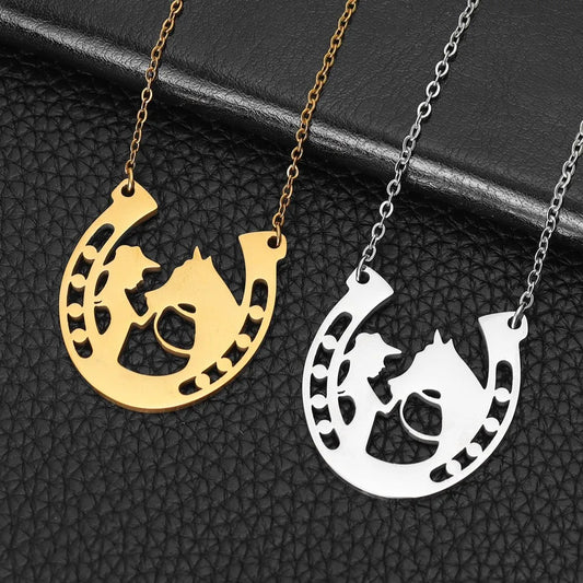 Charming Horseshoe Necklace