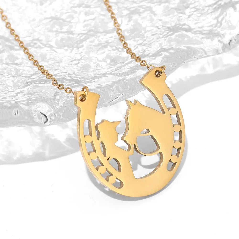 Charming Horseshoe Necklace