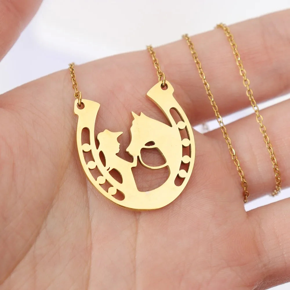 Charming Horseshoe Necklace