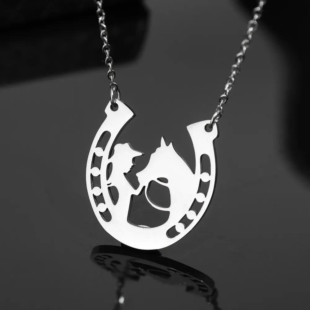 Charming Horseshoe Necklace