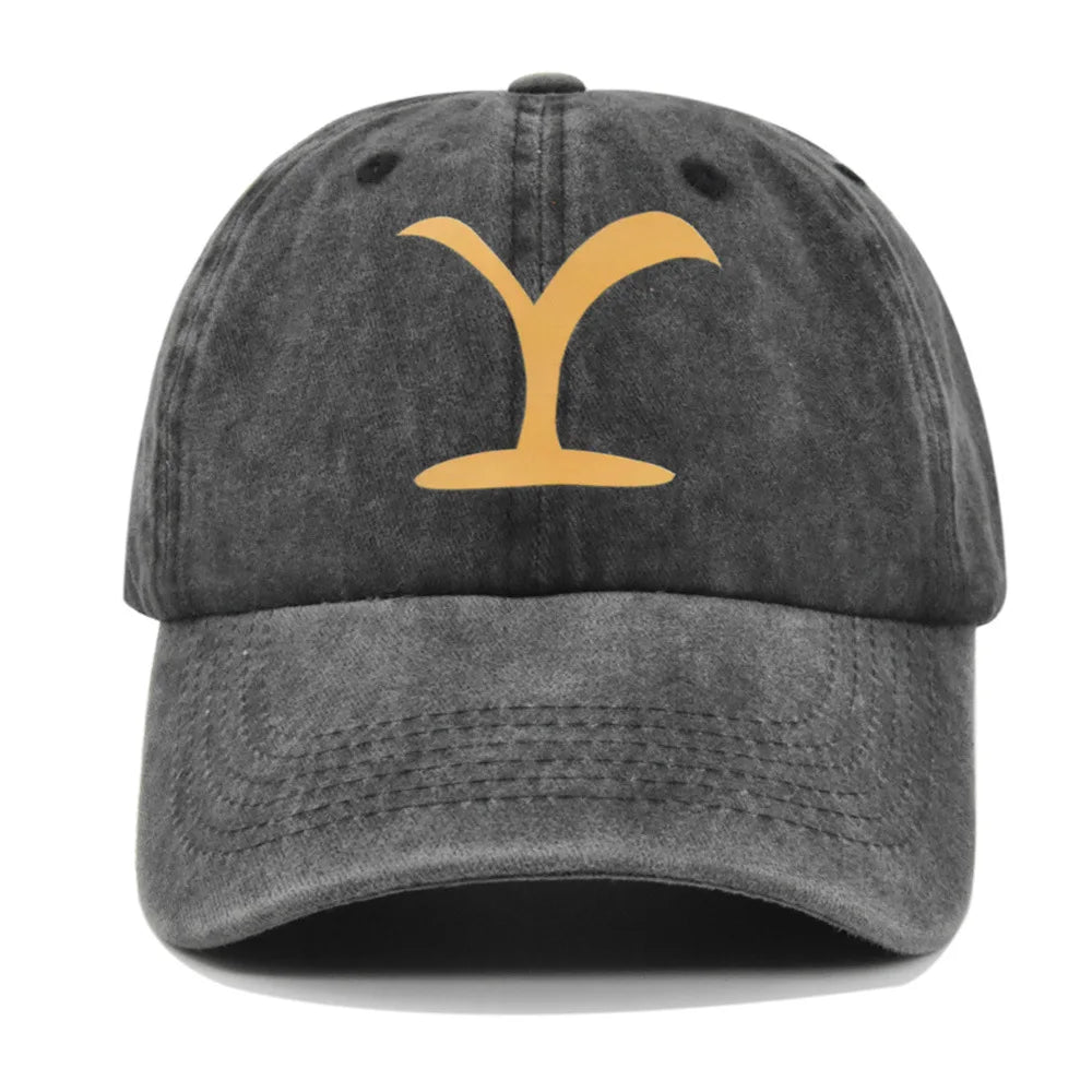 Faded-Look Yellowstone Curved Brim Baseball Cap