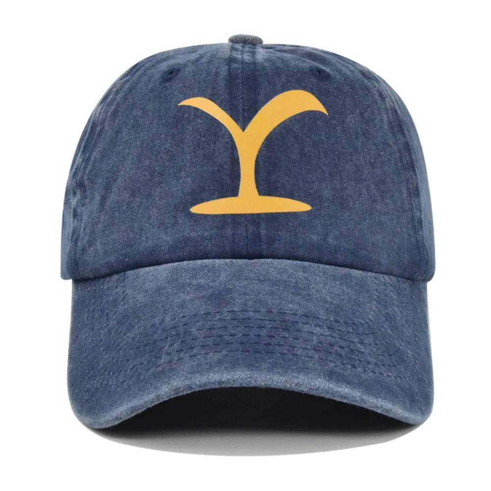 Faded-Look Yellowstone Curved Brim Baseball Cap