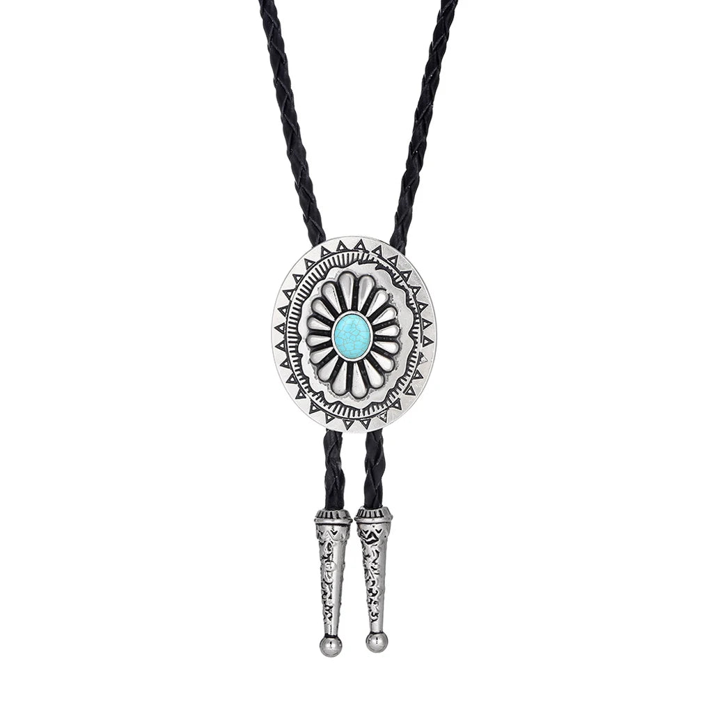 Turquoise Agate Bolo Tie