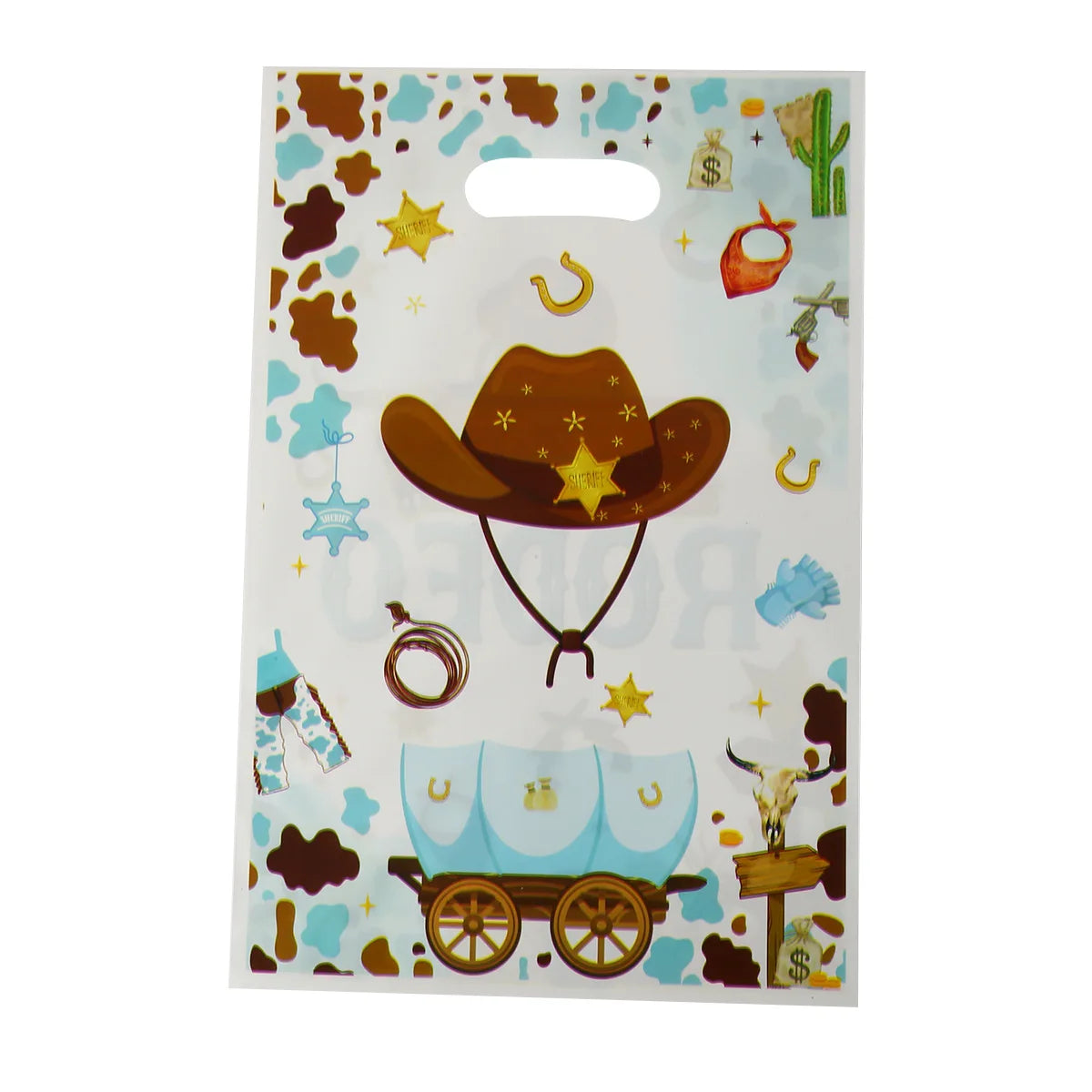 50 Pcs Cowboy Theme Gift Bags