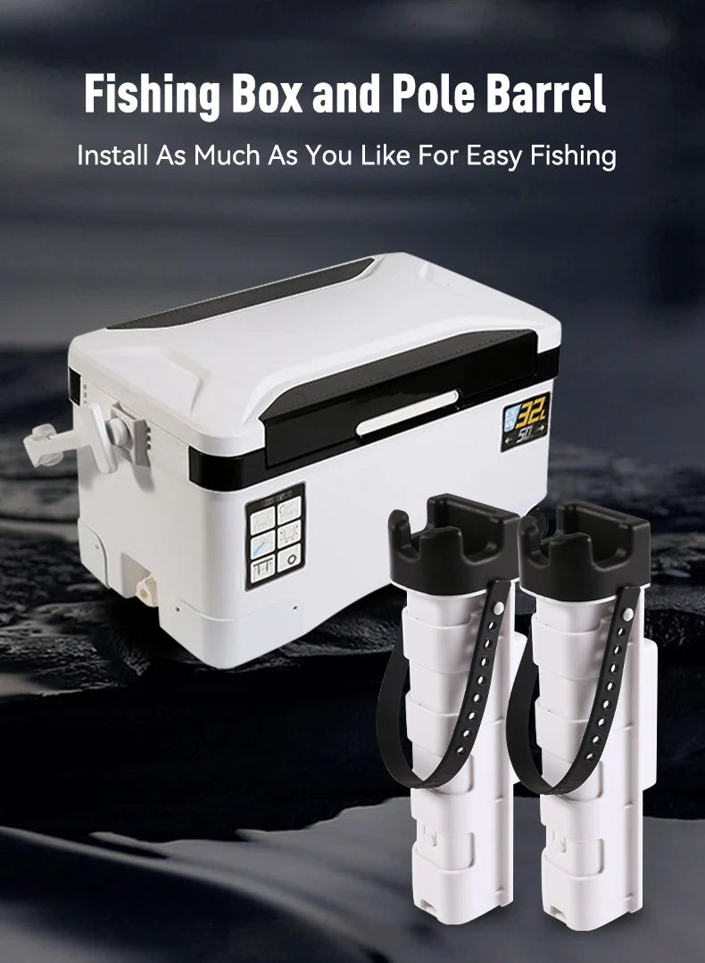 Fishing Box Rod Holder