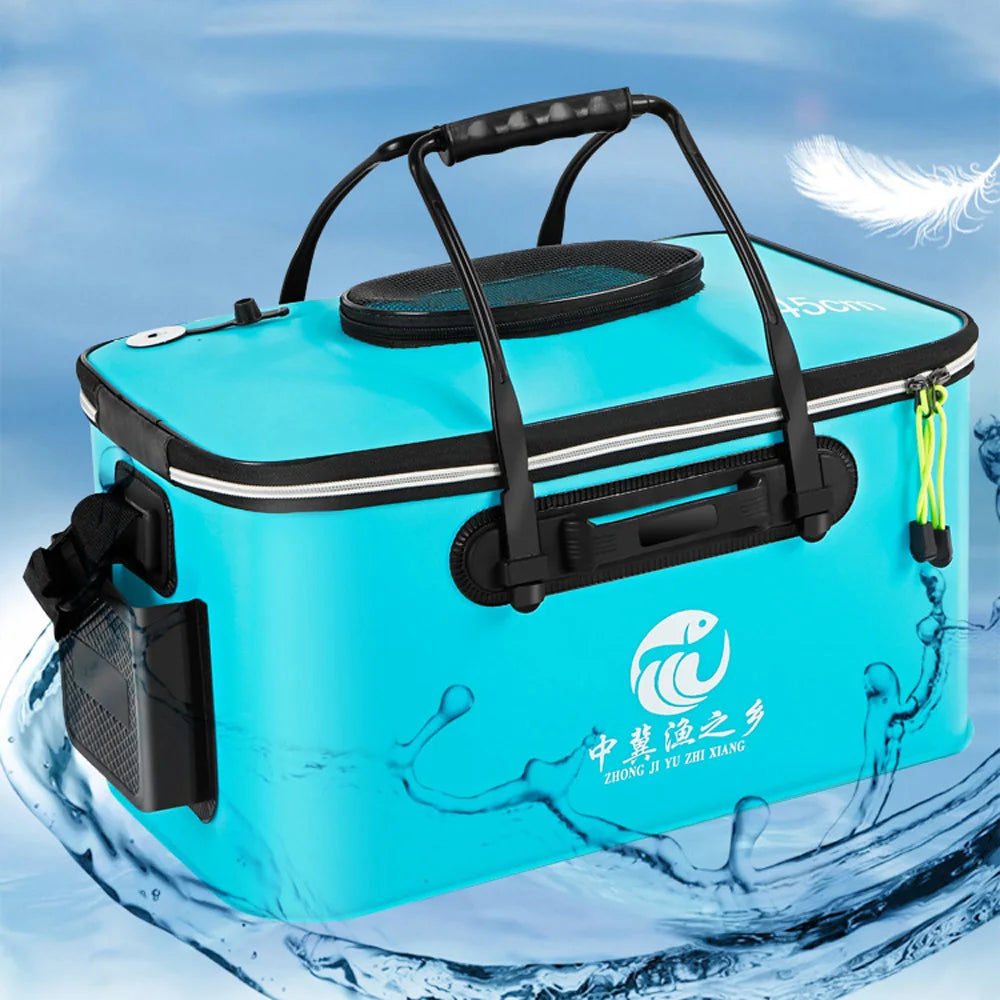 Fishing Bucket with Side Pocket