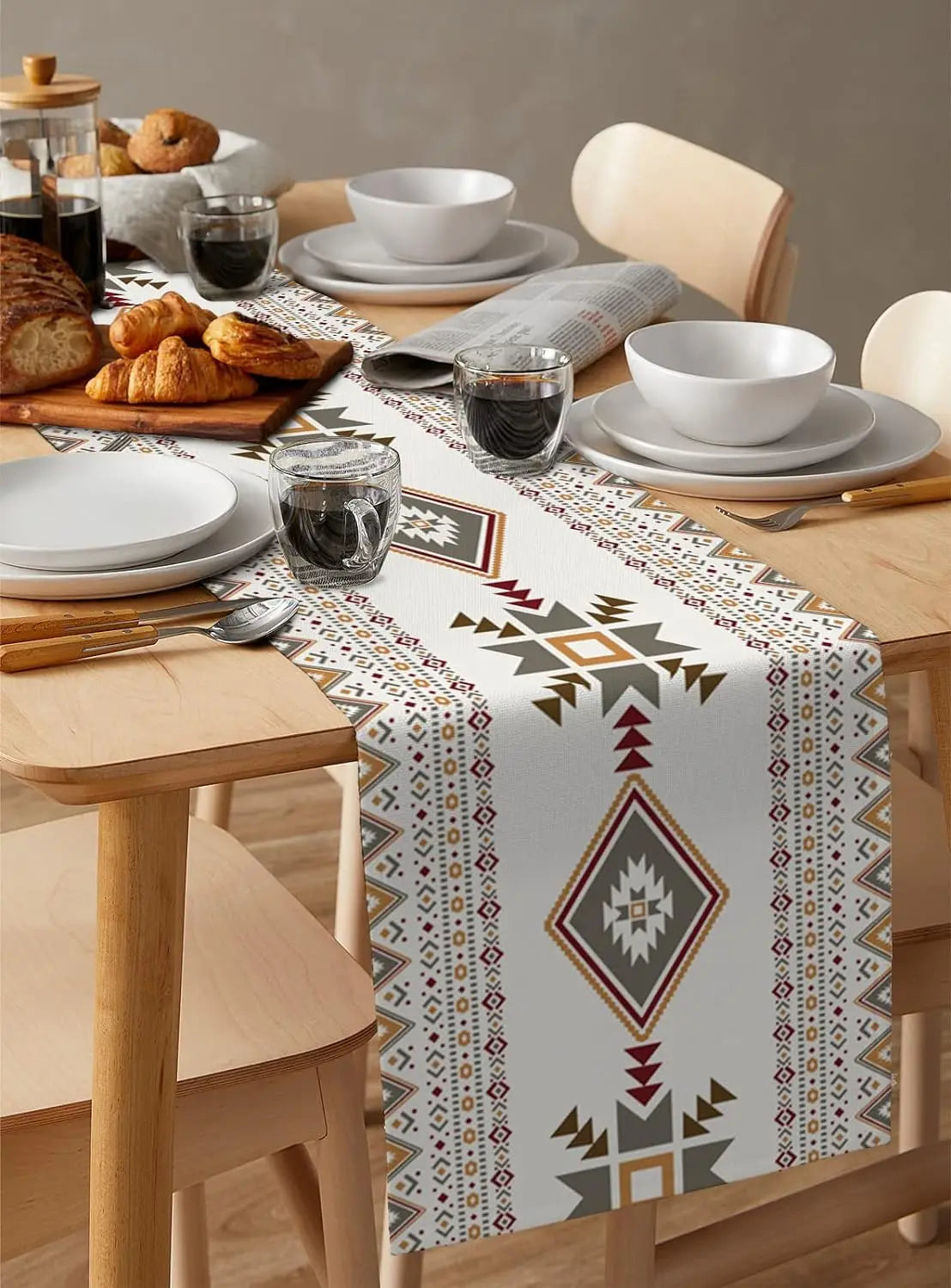 Southwestern Linen Table Runner