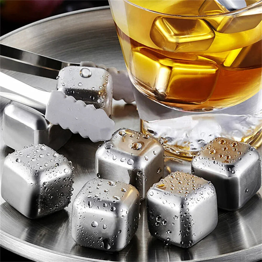 Stainless Steel Whiskey Cubes