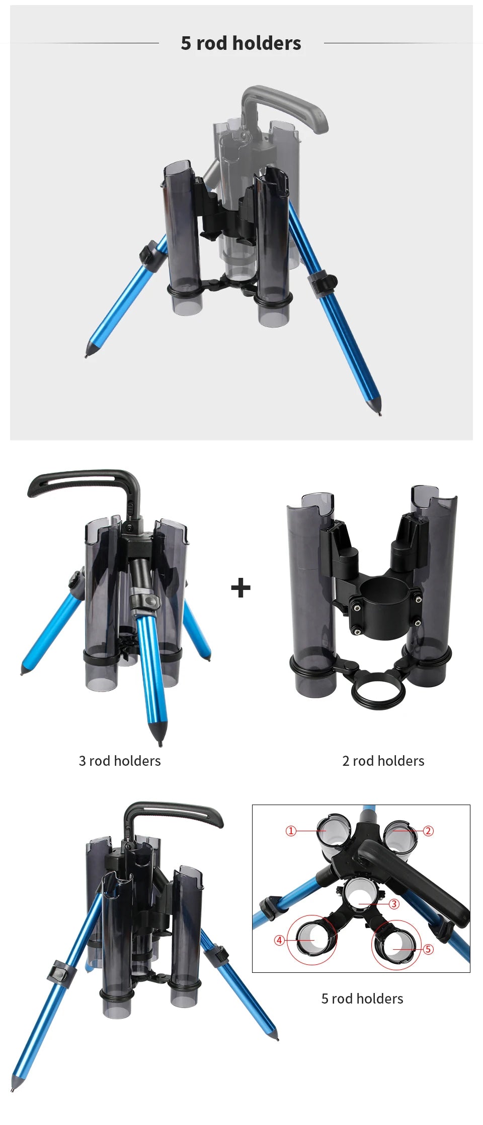 Portable Fishing Rod Tripod