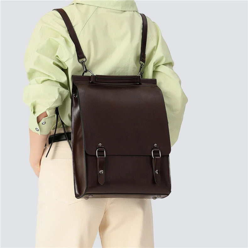 Genuine Leather Backpack/Shoulder Bag