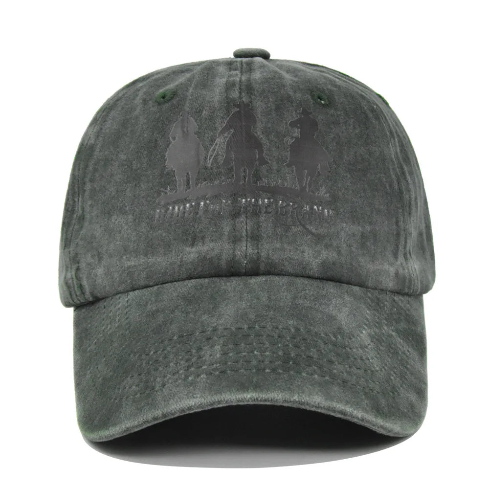 Faded-Look Yellowstone Curved Brim Baseball Cap