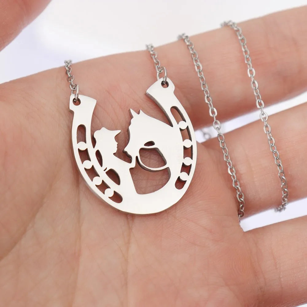 Charming Horseshoe Necklace