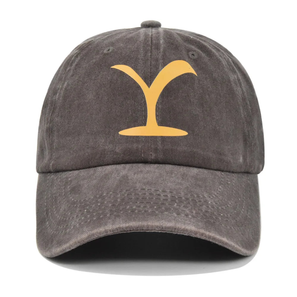 Faded-Look Yellowstone Curved Brim Baseball Cap