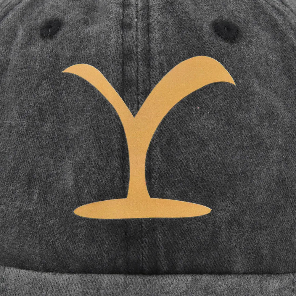 Faded-Look Yellowstone Curved Brim Baseball Cap