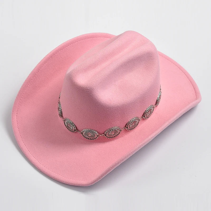 Cowboy Hat with Concho Hat Band