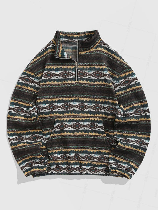 Men's Aztec Pullover Sweatshirt