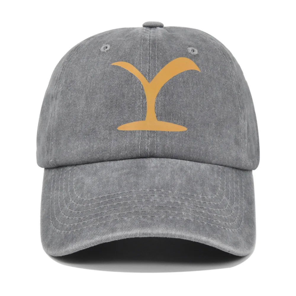 Faded-Look Yellowstone Curved Brim Baseball Cap