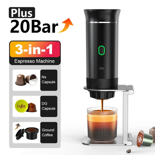 Wireless Electric 3-in-1 Camping Coffee Maker