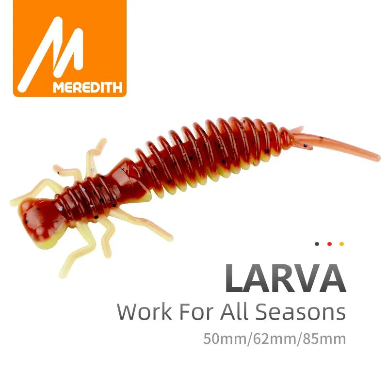 Larva Soft Artificial Lures - 50 mm/10 pcs